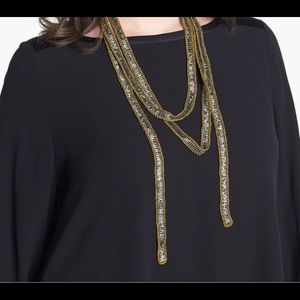 EILEEN FISHER Embellished Necklace Scarf